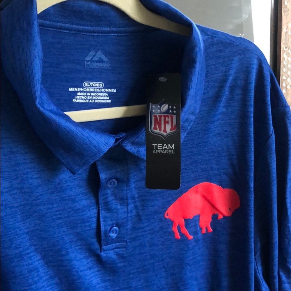 Royal blue classic Buffalo Bills polo